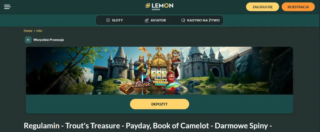 Bonus Bez Deposytu Lemon