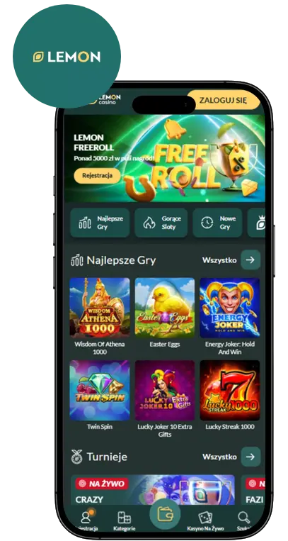 Lemon Casino w wersji mobilnej