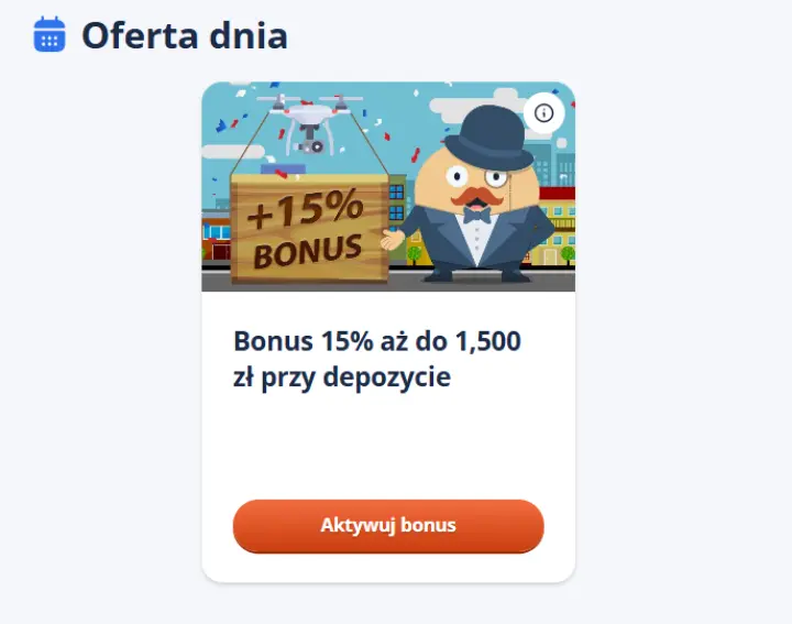 15% Doładowania