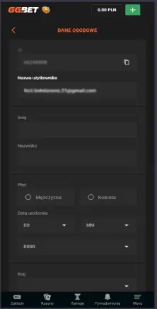 Weryfikacja GGbet Casino