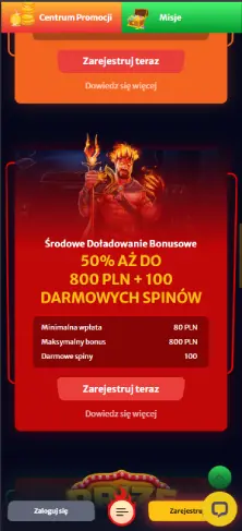 Aktywacja bonusu