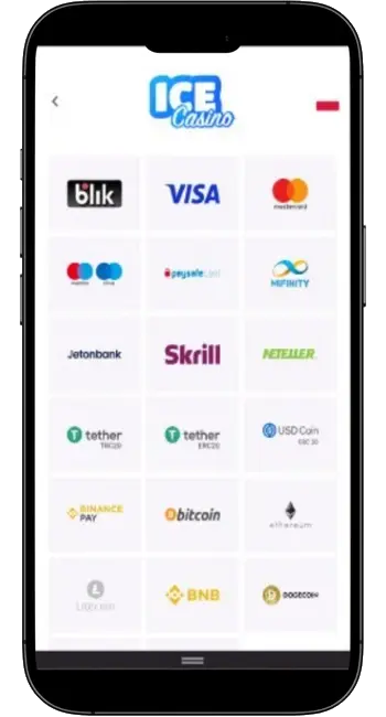 Ice Casino Deposit Method PaySafeCard