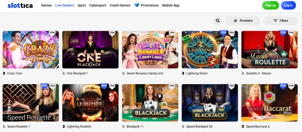 Live Casino Main