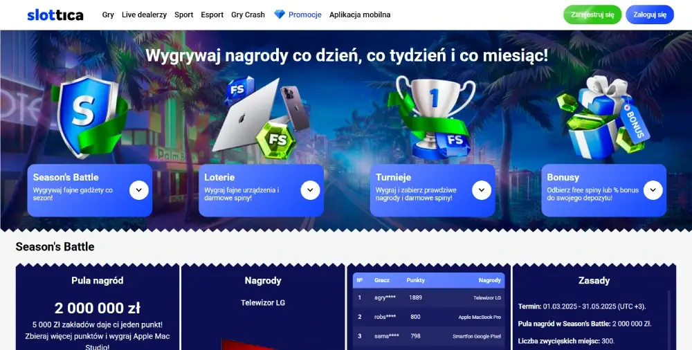 Slottica bonus