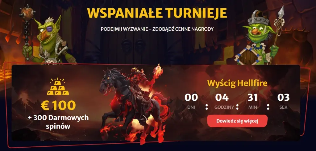 Turnieje HellSpin