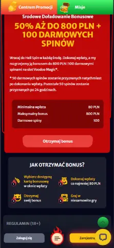Weryfikacja bonusu