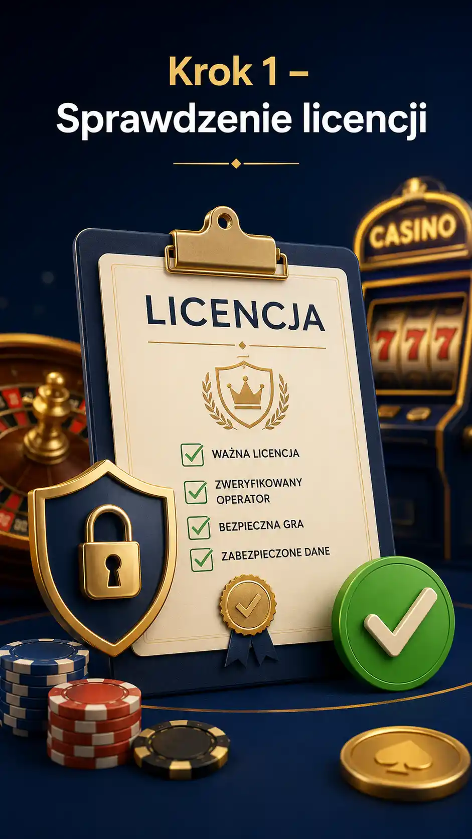 Sprawdzenie licencji kasyna online z certyfikatem