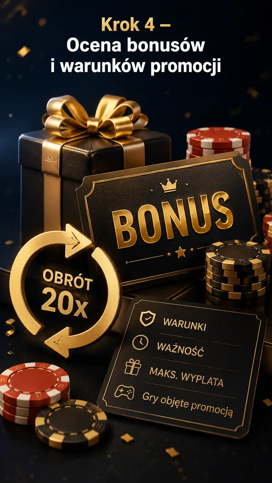 Ocena bonusów kasynowych i warunków promocji z obrotem