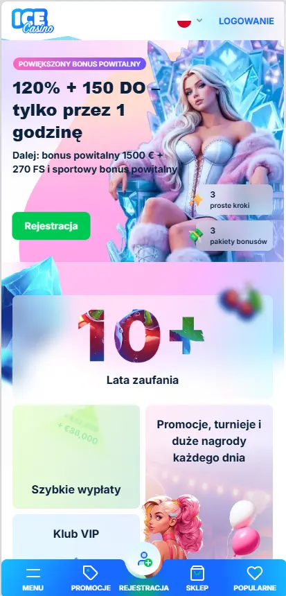 interface  Ice Casino