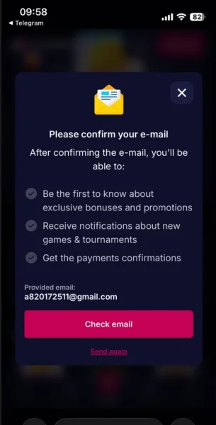NV casino potwierdzenie adresu e-mail i numeru telefonu
