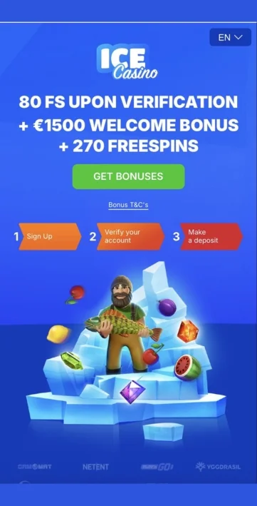 Ice Casino przejście przez link partnerski