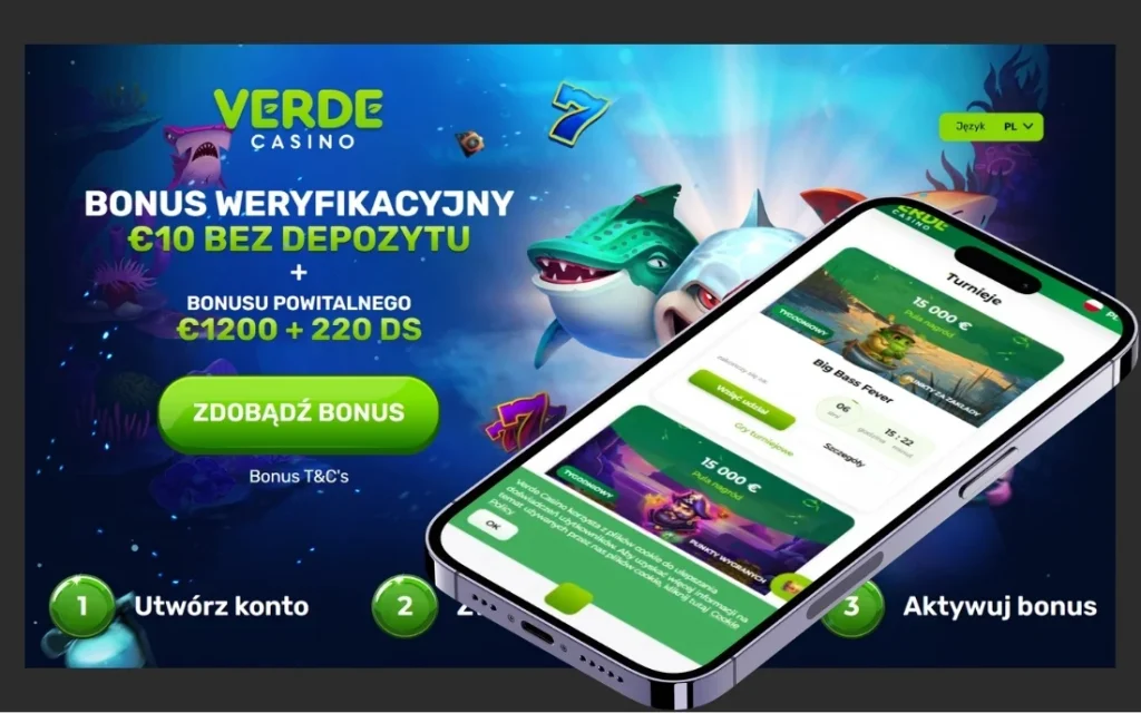 Warunki Verde Casino Bonus Bez Depozytu