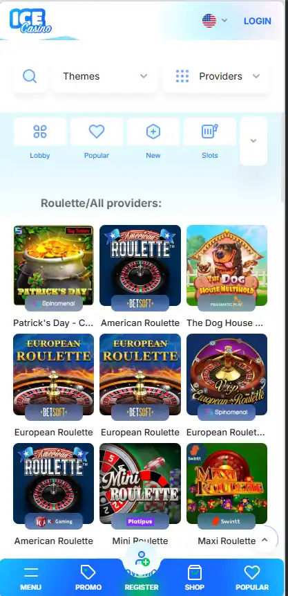 Ice casino ruletka